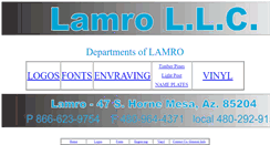 Desktop Screenshot of lamro.com